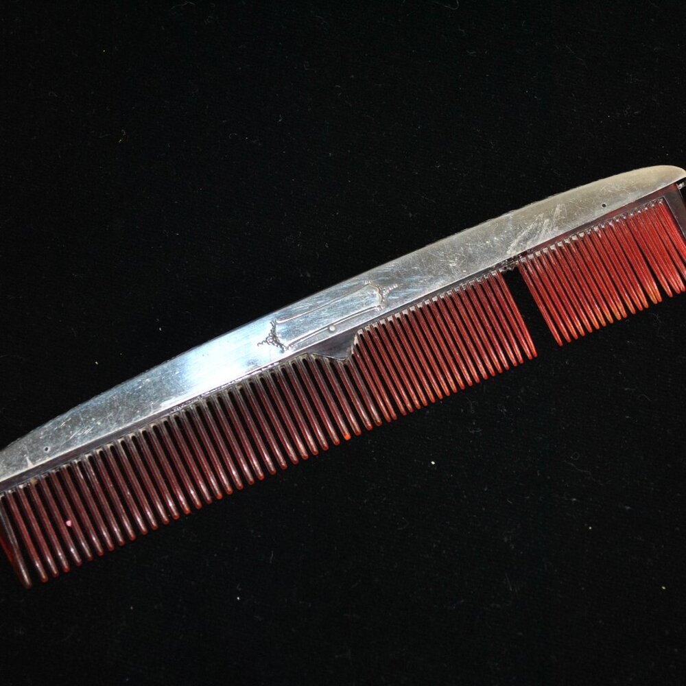 Antique Webster Sterling Silver Comb